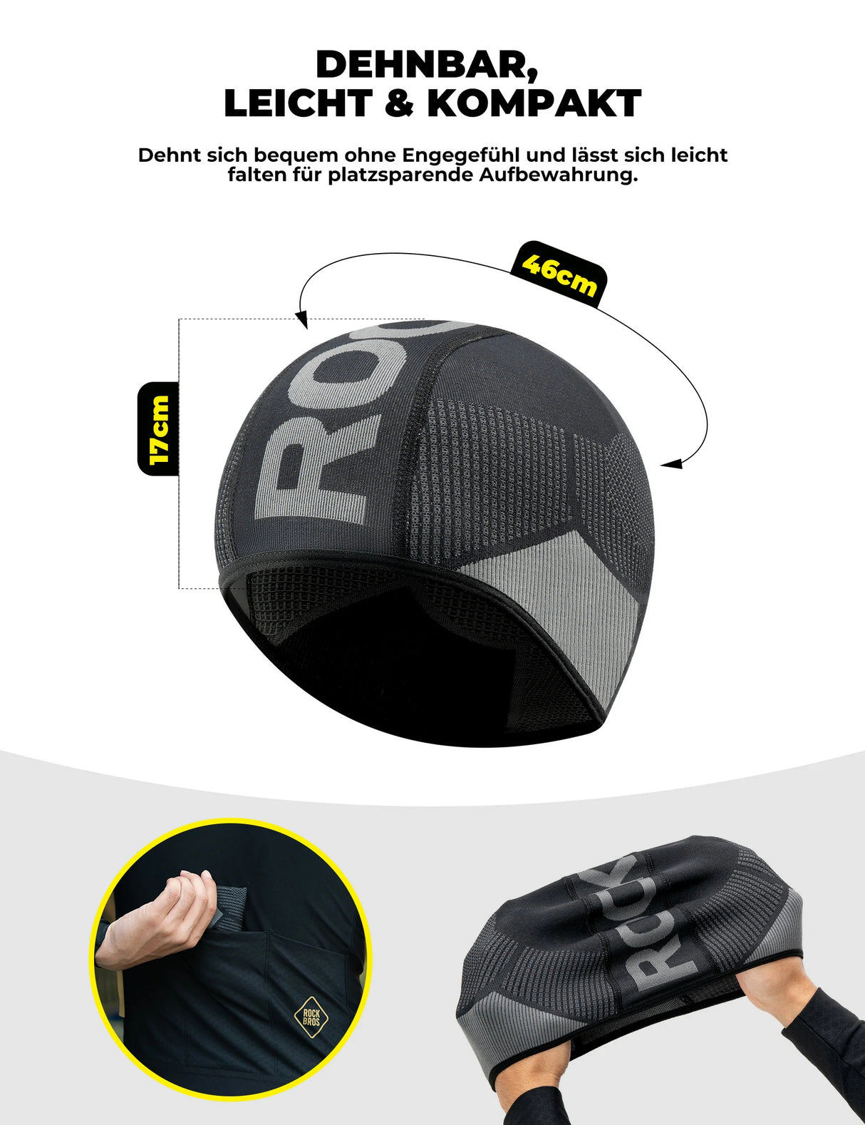 Fahrrad Mütze Winter – Mit Ohrenschutz, atmungsaktiv & winddicht