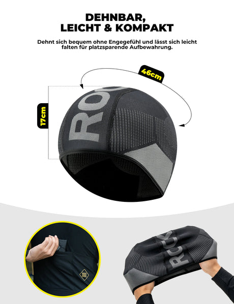 Fahrrad Mütze Winter – Mit Ohrenschutz, atmungsaktiv & winddicht