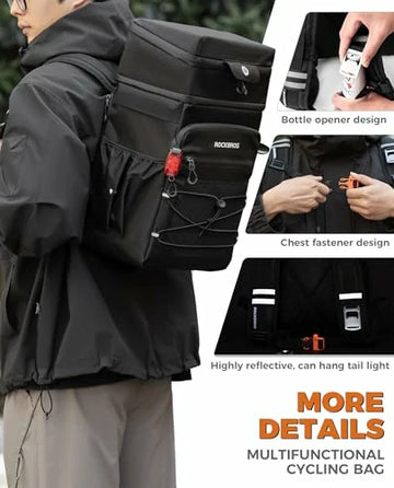 wanderrucksack fahrrad Fahrrad Rucksack Wanderrucksack 17,5L Trekkingrucksack – ROCKBROS-DE