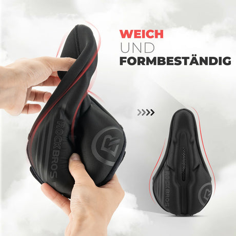 Fahrrad Sattelbezug – Gel‑Überzug mit wasserdichtem Sattelschutz
