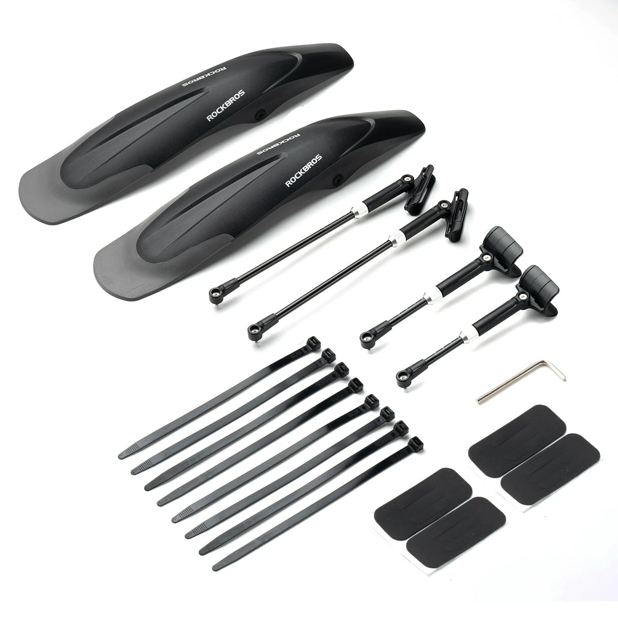 Fahrrad-Schutzblech-Set Vorne/Hinten – Verstellbar & Flexible (26–29 Zoll)