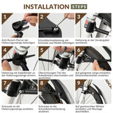 Fahrrad-Schutzblech-Set Vorne/Hinten – Verstellbar & Flexible (26–29 Zoll)