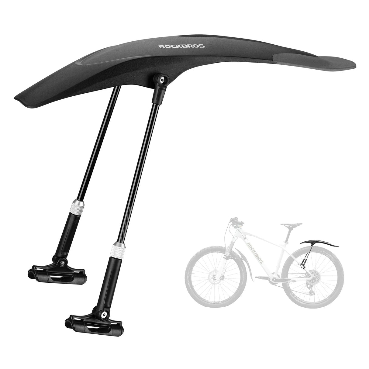 Fahrrad-Schutzblech-Set Vorne/Hinten – Verstellbar & Flexible (26–29 Zoll)
