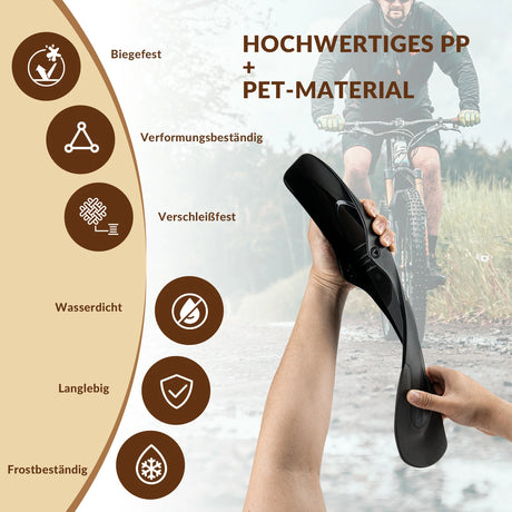 Fahrrad-Schutzblech-Set Vorne/Hinten – Verstellbar & Flexible (26–29 Zoll)