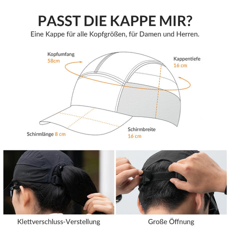 Fahrrad‑Sommer‑Kappe – UPF 50+