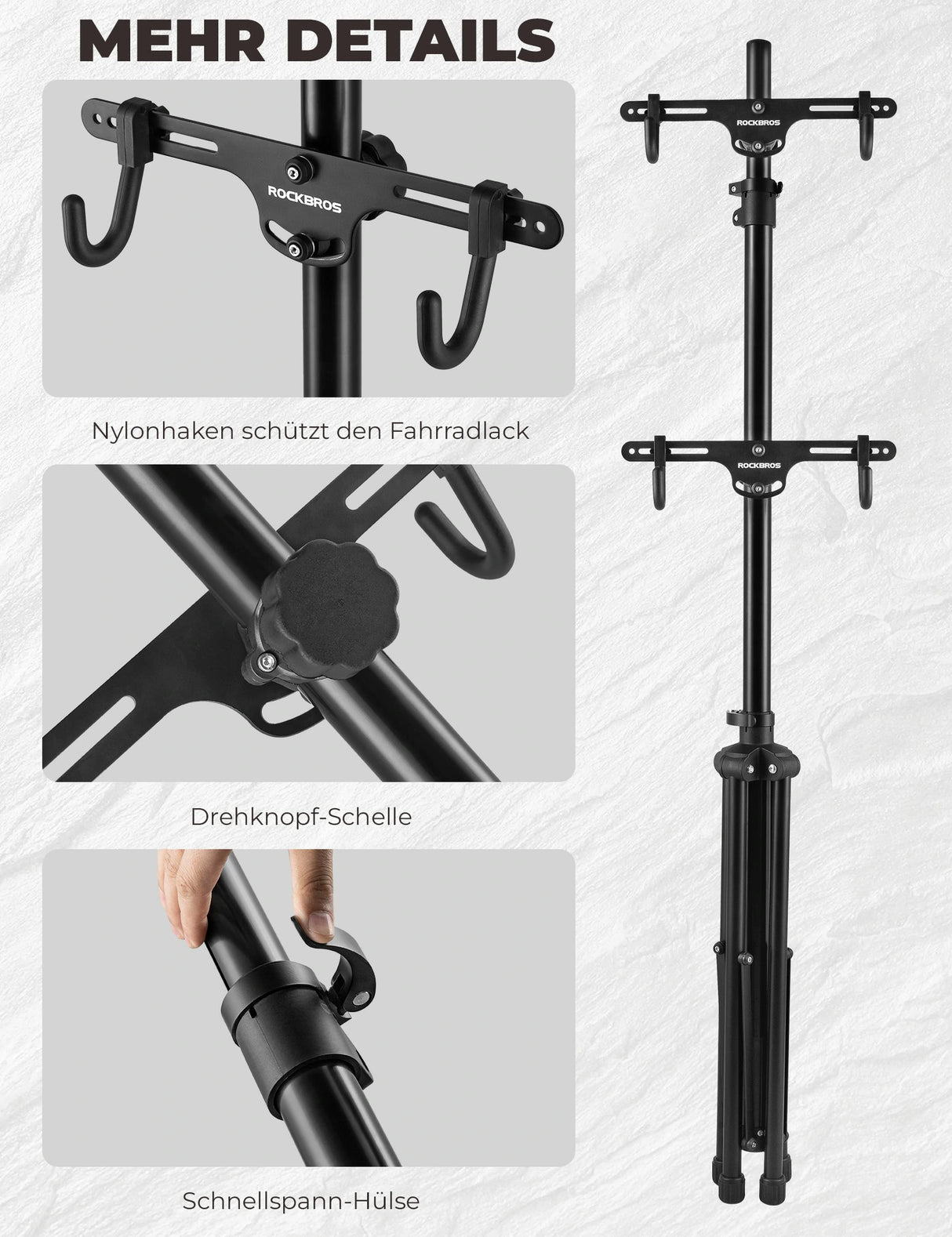 Fahrrad Ständer für 2 Fahrräder - ROCKBROS-EU