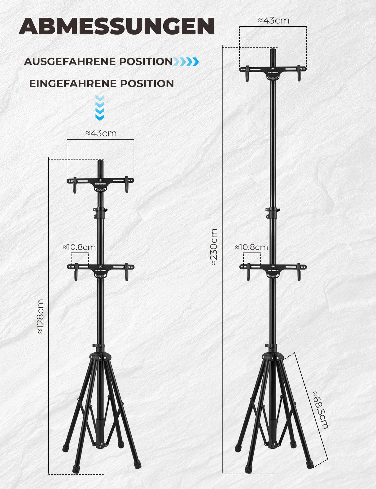 Fahrrad Ständer für 2 Fahrräder - ROCKBROS-EU