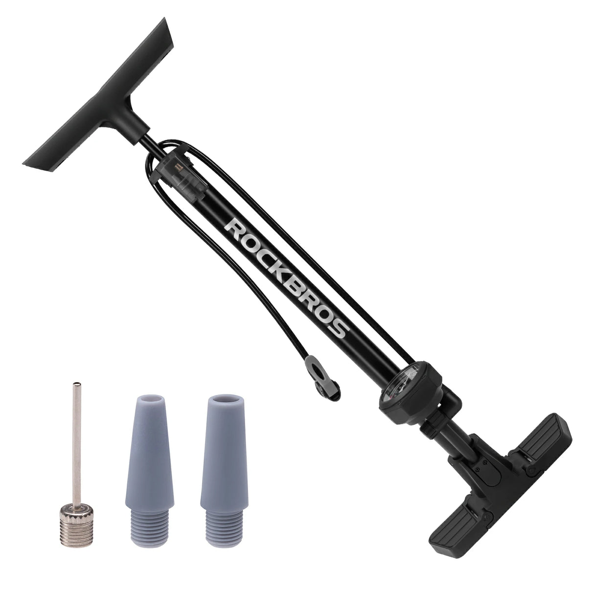 Fahrrad Standluftpumpe – 150 PSI, mit integriertem Manometer