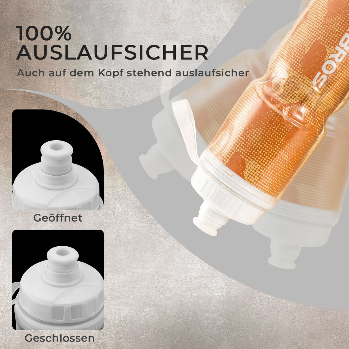 Fahrrad‑Trinkflasche 670 ml – Auslaufsicher, BPA‑frei & robust
