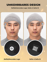 Fahrrad Unterziehmütze Winter – Reversibel & Reflektierend