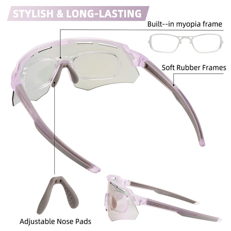 Fahrradbrille – Photochromatisch, Unisex