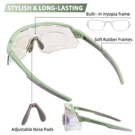 Fahrradbrille – Photochromatisch, Unisex