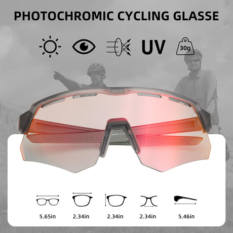 Fahrradbrille – Photochromatisch, Unisex