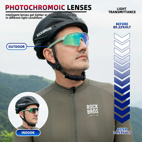 Fahrradbrille – Photochromatisch, Unisex