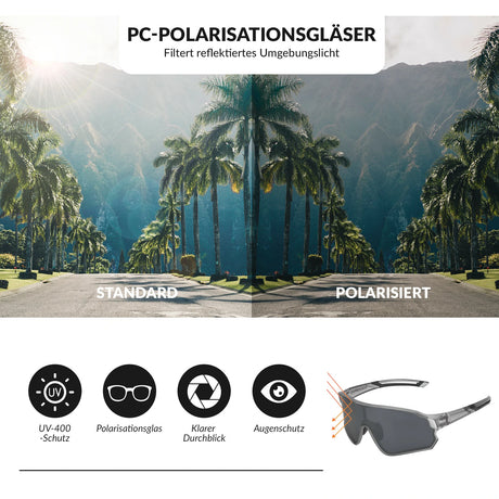 Fahrradbrille Polarisiert UV400 Schutz Ultraleicht - ROCKBROS-EU