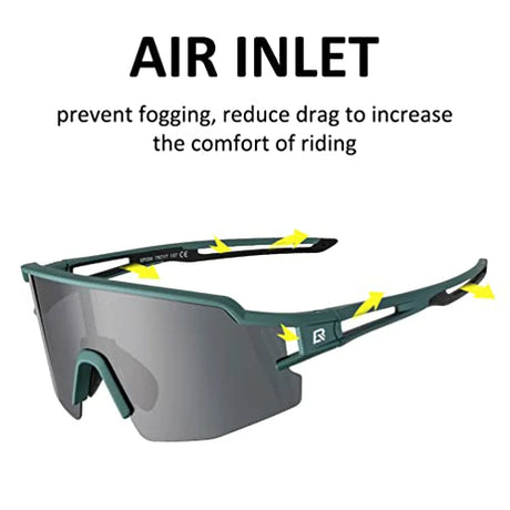ROCKBROS Fahrradbrille – Polarisiert, UV400, für Outdoor‑Sport