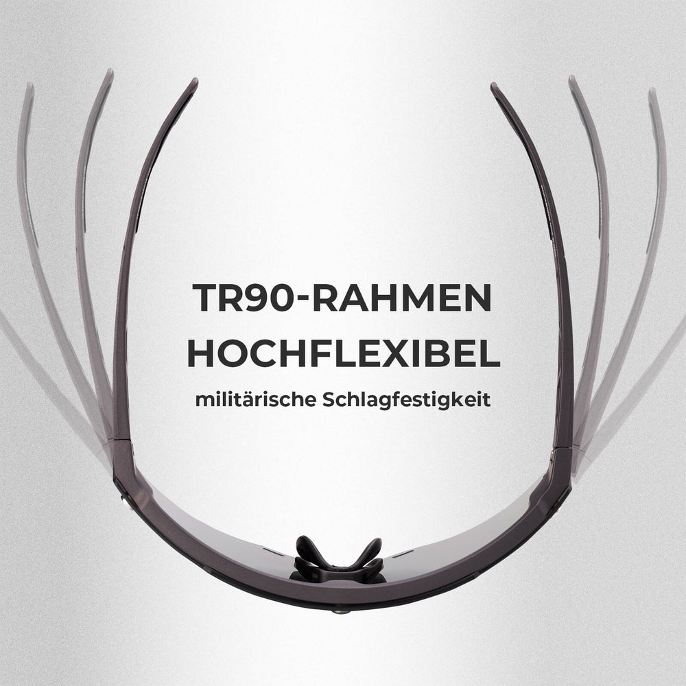 Fahrradbrille Polarisiert Magnetische Haftung Herren/Damen für Outdoorsport