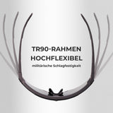 Fahrradbrille Polarisiert Magnetische Haftung Herren/Damen für Outdoorsport