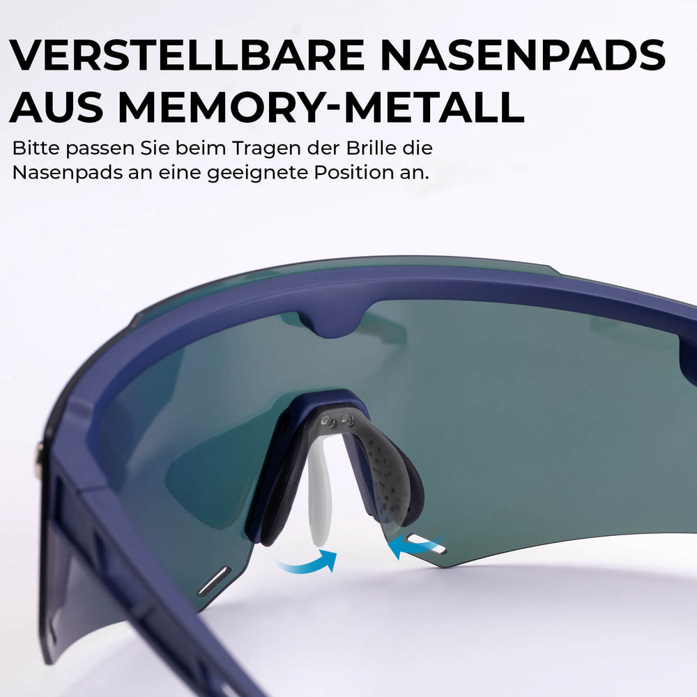 Fahrradbrille Polarisiert Magnetische Haftung Herren/Damen für Outdoorsport
