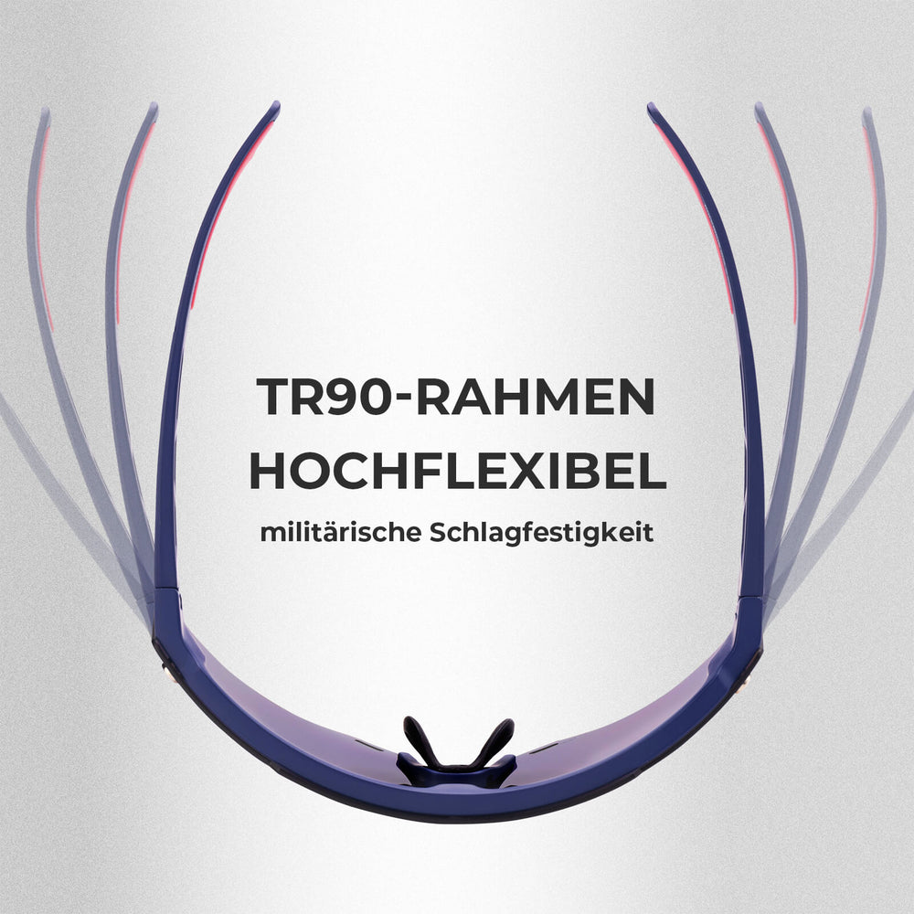 Fahrradbrille Polarisiert Magnetische Haftung Herren/Damen für Outdoorsport
