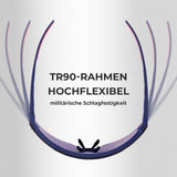 Fahrradbrille Polarisiert Magnetische Haftung Herren/Damen für Outdoorsport