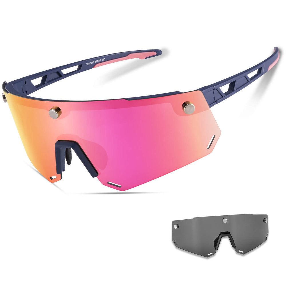 Fahrradbrille Polarisiert Magnetische Haftung Herren/Damen für Outdoorsport
