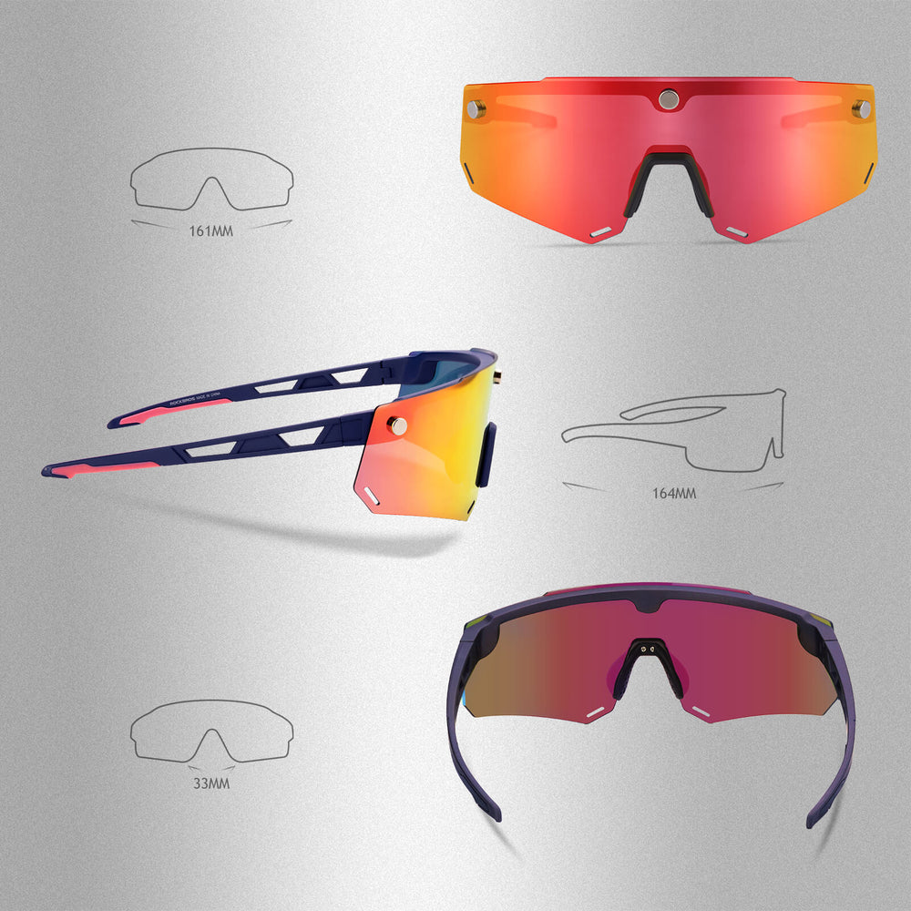 Fahrradbrille Polarisiert Magnetische Haftung Herren/Damen für Outdoorsport