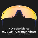 Fahrradbrille Polarisiert Magnetische Haftung Herren/Damen für Outdoorsport