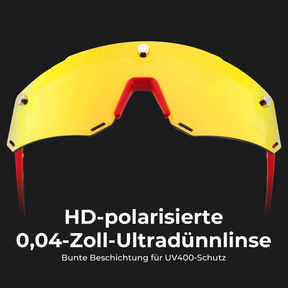 Fahrradbrille Polarisiert Magnetische Haftung Herren/Damen für Outdoorsport