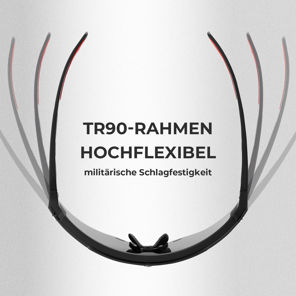Fahrradbrille Polarisiert Magnetische Haftung Herren/Damen für Outdoorsport