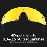 Fahrradbrille Polarisiert Magnetische Haftung Herren/Damen für Outdoorsport