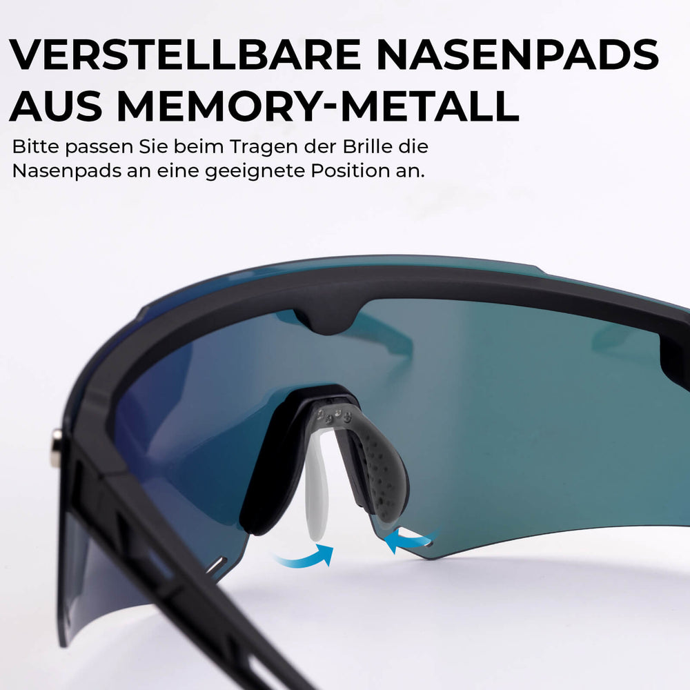 Fahrradbrille Polarisiert Magnetische Haftung Herren/Damen für Outdoorsport