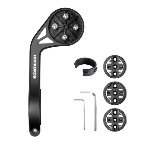 Fahrradcomputer Halterung – Kompatibel für Fahrradlenker 31,8 mm & Garmin, Wahoo, Bryton