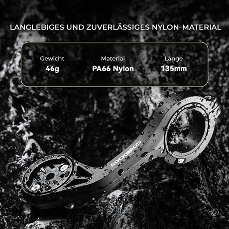 Fahrradcomputer Halterung – Kompatibel für Fahrradlenker 31,8 mm & Garmin, Wahoo, Bryton