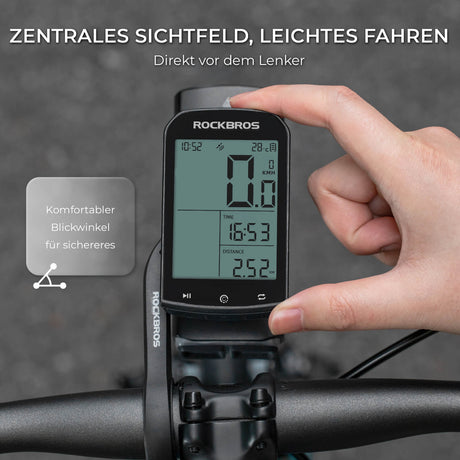 Fahrradcomputer Halterung – Kompatibel für Fahrradlenker 31,8 mm & Garmin, Wahoo, Bryton