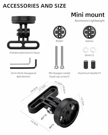 Bicycle Computer Mount Compatible Aluminum FK-310 – ROCKBROS-DE