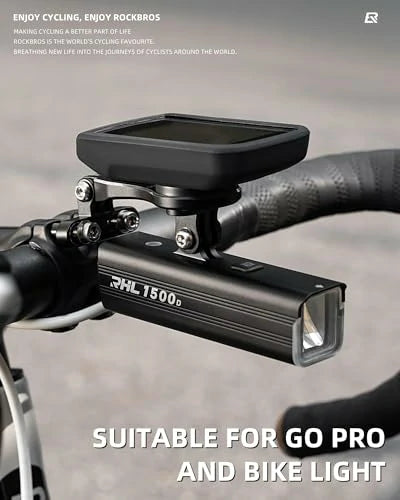 Fahrradcomputer Halterung Kompatibel mit Garmin,Bryton,Wahoo aus Alu - ROCKBROS-EU