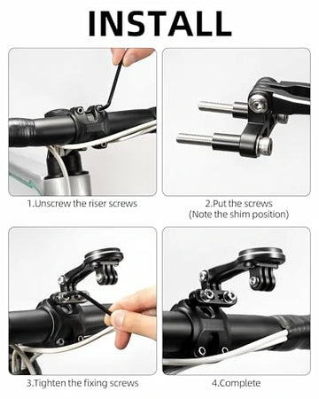 fahrradcomputer installieren Fahrradcomputer Halterung Kompatibel aus Alu FK-310 – ROCKBROS-DE
