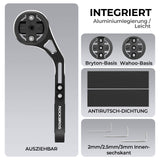 Fahrradcomputer Halterung – Kompatibel mit Garmin & Bryton GPS für 31,8 mm Lenker