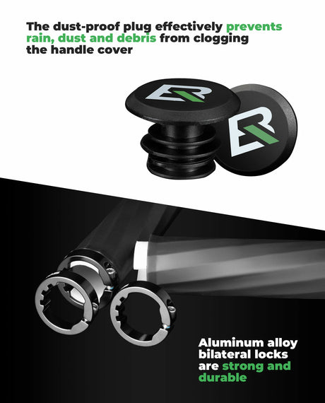 Fahrradgriffe 22 mm – Mit Alu‑Lock & Anti‑Rutsch‑TPE