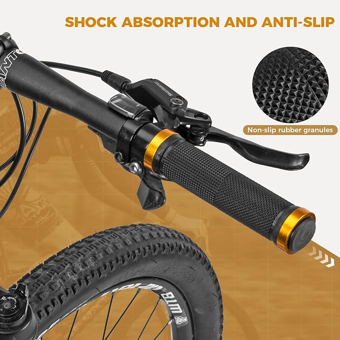 Fahrradgriffe 22mm mit Aluminium Lock-On System – ROCKBROS-DE