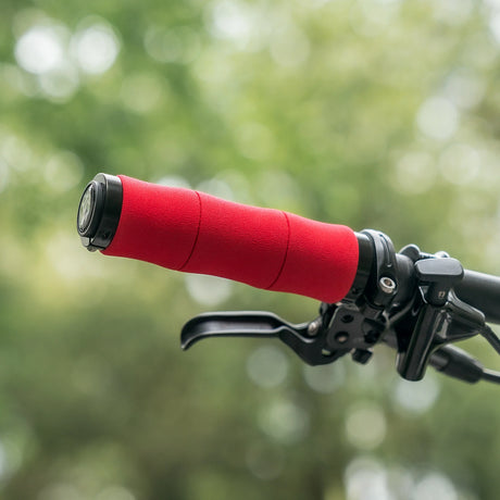 Fahrradgriffe – Rutschfeste EVA‑Schwammgriffe mit Aluminium, 22 mm