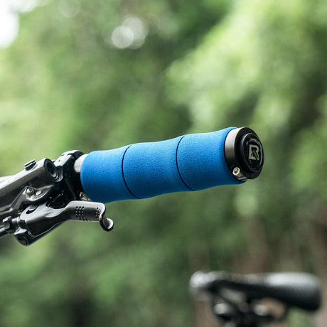Fahrradgriffe – Rutschfeste EVA‑Schwammgriffe mit Aluminium, 22 mm