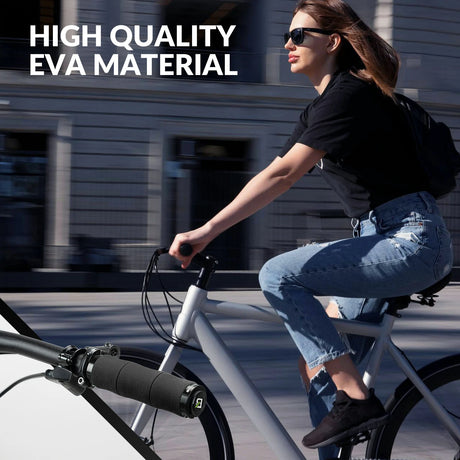 Fahrradgriffe – Rutschfeste EVA‑Schwammgriffe mit Aluminium, 22 mm