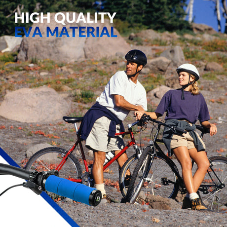 Fahrradgriffe – Rutschfeste EVA‑Schwammgriffe mit Aluminium, 22 mm