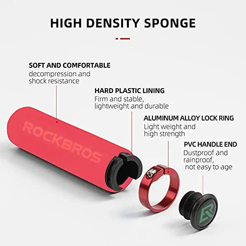 Fahrradgriffe / Lenkergriffe & Handgriffe – Rutschfest, Stoßdämpfend & Leicht aus Schaumstoff