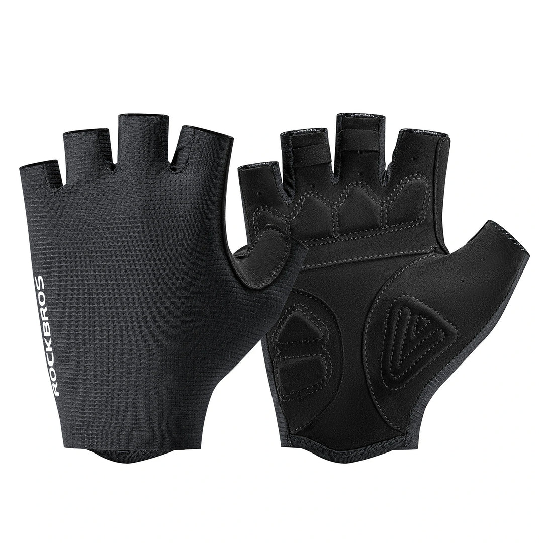amazon fahrradhandschuhe Fahrradhandschuhe Halbfinger mit stoßdämpfender SBR-Polsterung und Rutschfester Handfläche – ROCKBROS-DE