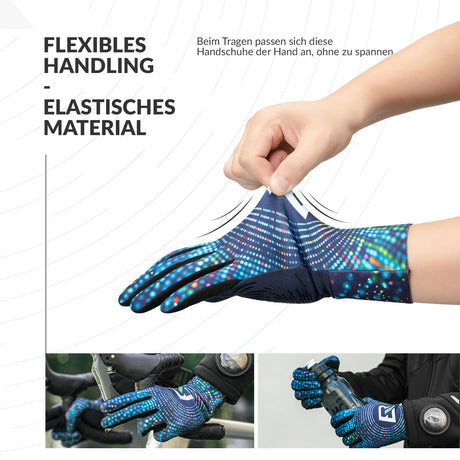 Fahrradhandschuhe Herbst & Winter – Vollfinger, elastisch & rutschfest