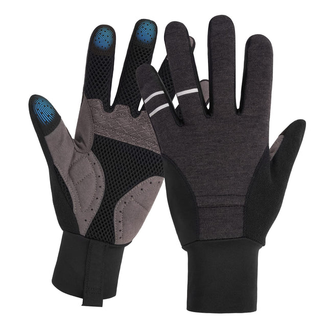 Fahrradhandschuhe Herren Damen – Winddichte Touchscreen Radsporthandschuhe