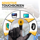 Fahrradhandschuhe Herren Damen – Winddichte Touchscreen Radsporthandschuhe